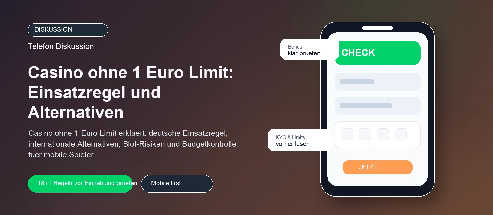 Ohne 1 Euro Limit