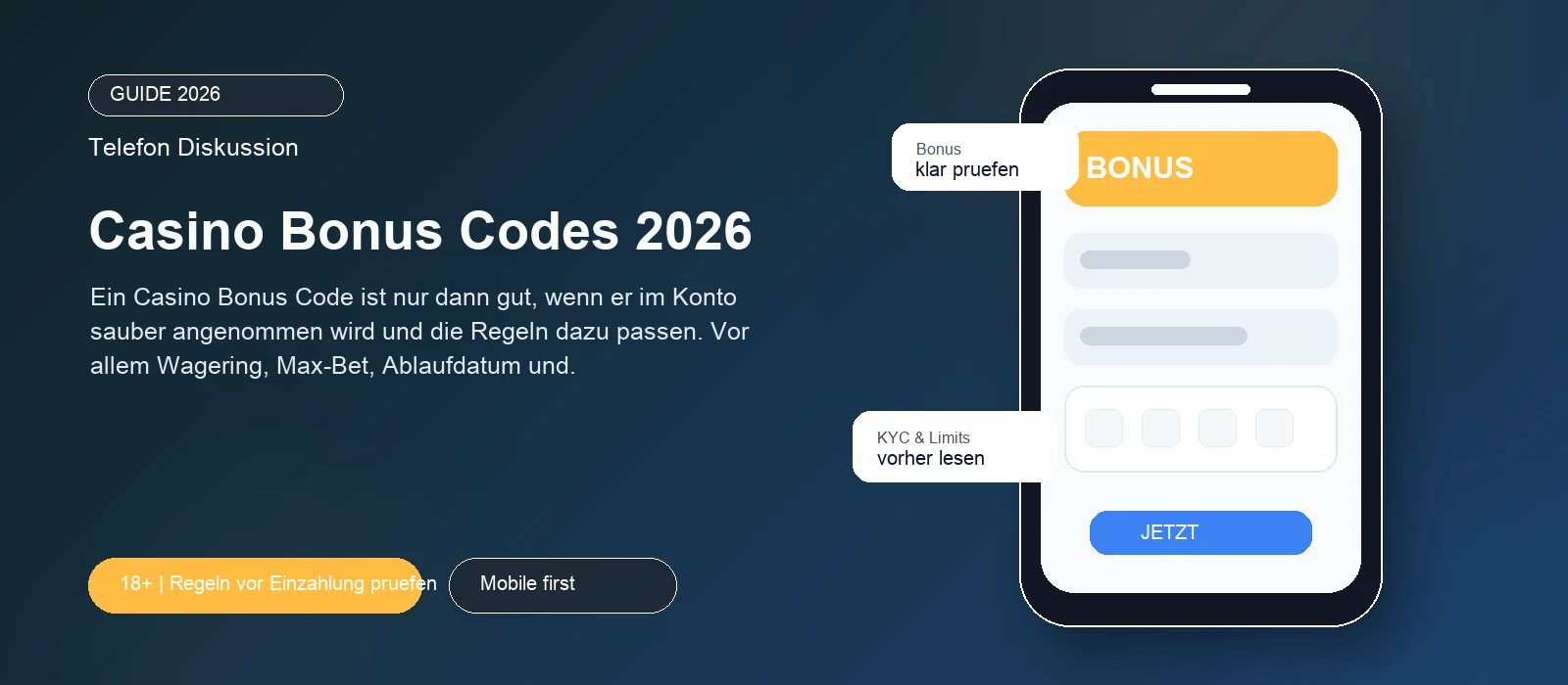 Casino Bonus Codes 2026