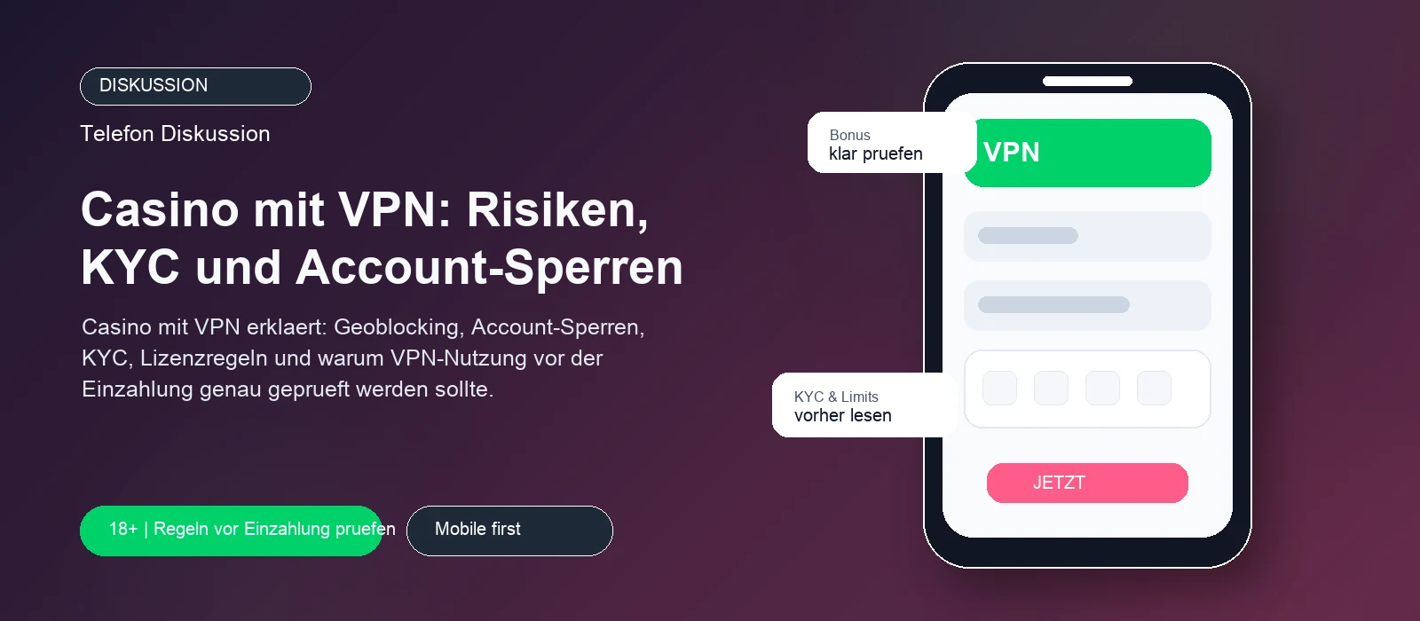 Spielen mit VPN