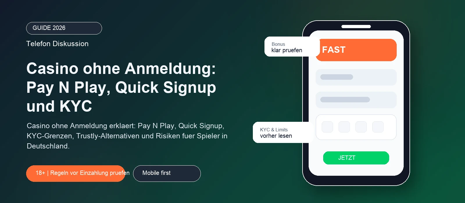 Casino ohne Anmeldung