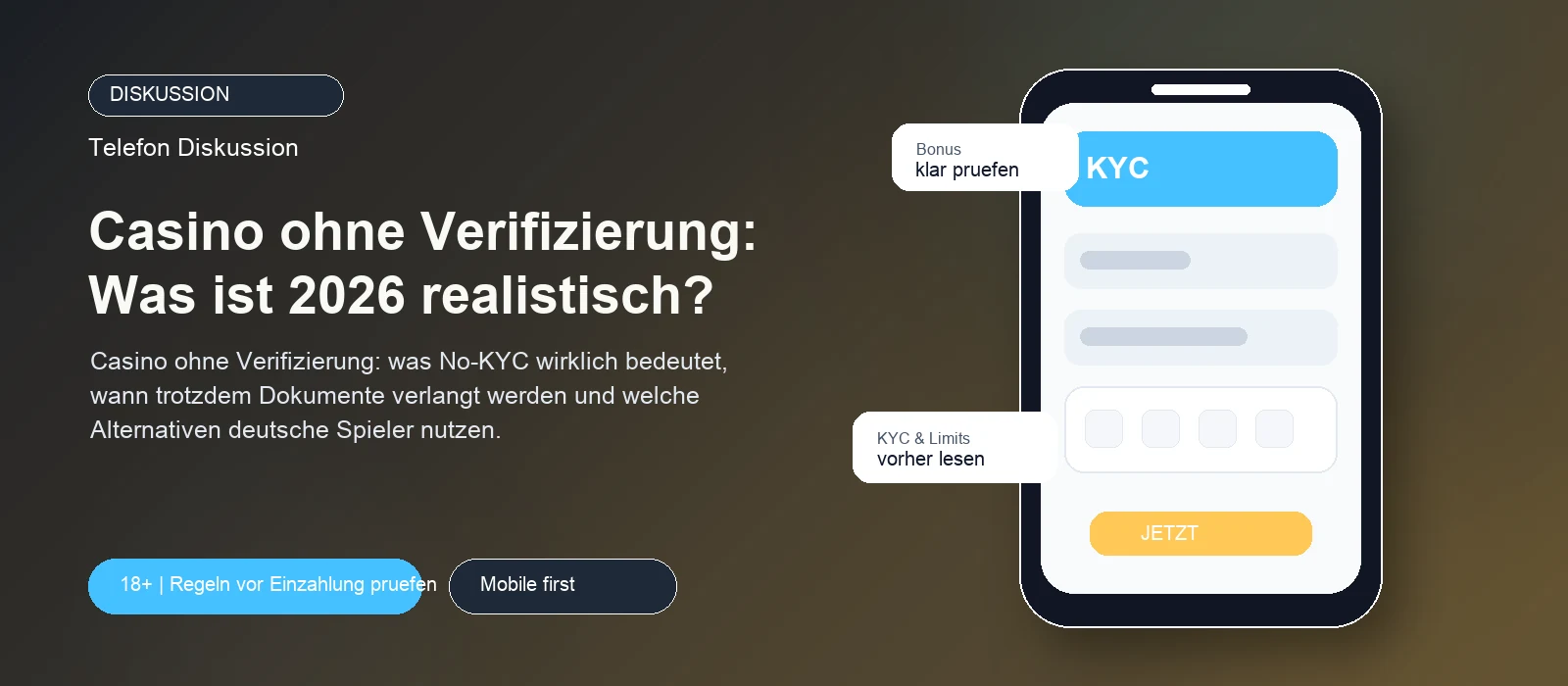 Casino ohne Verifizierung