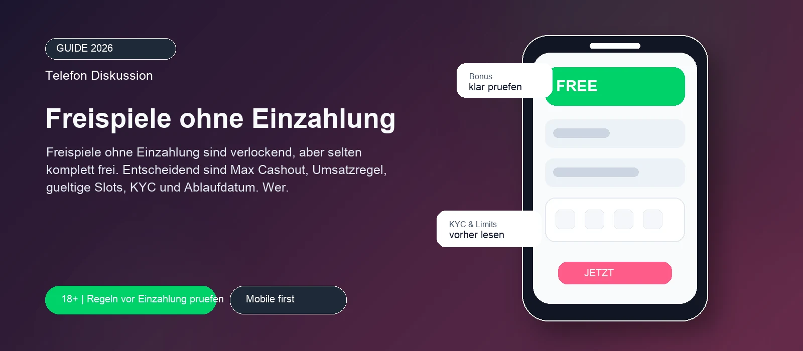 Freispiele ohne Einzahlung