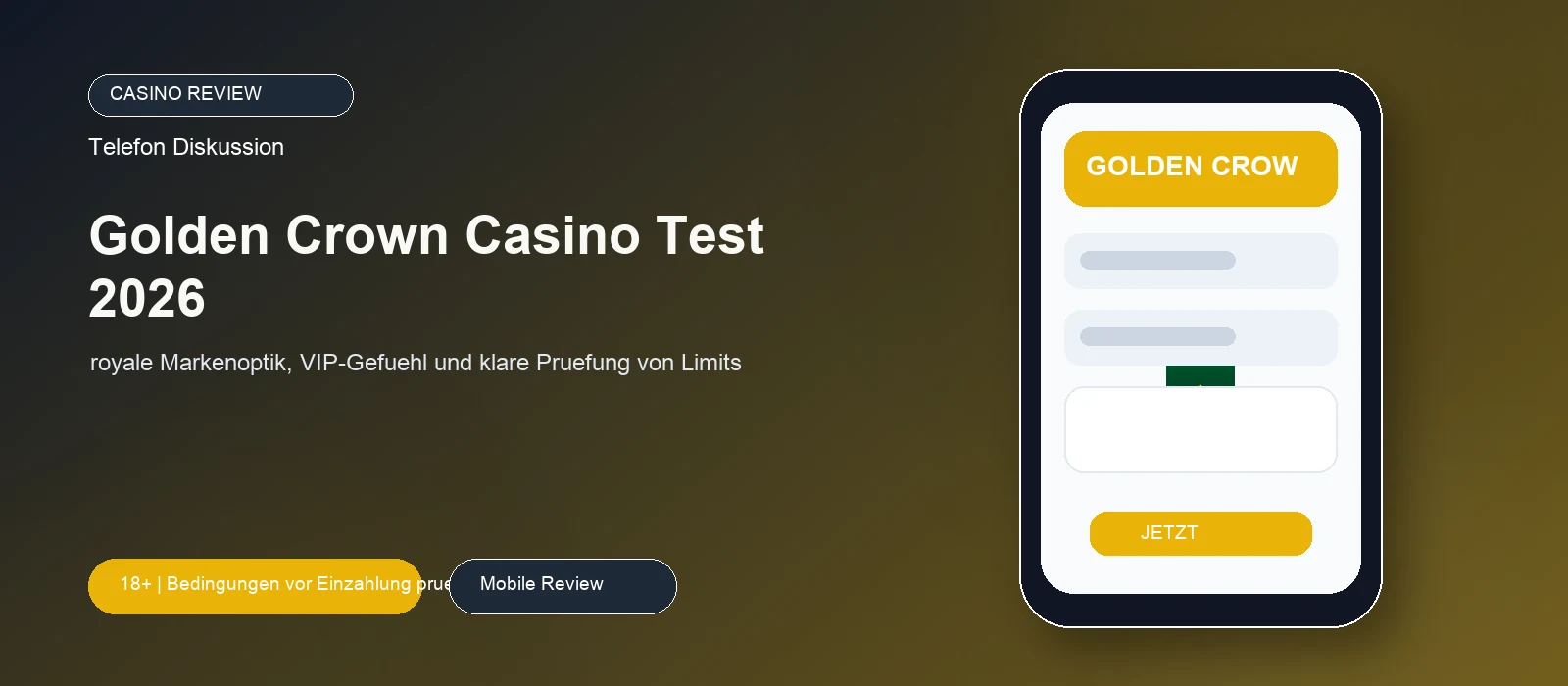Golden Crown Casino Test 2026