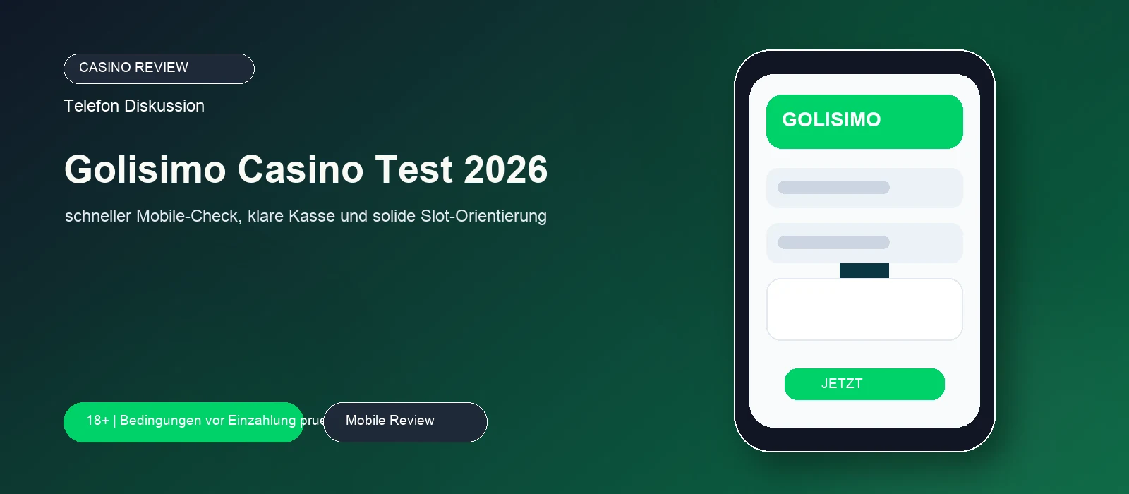 Golisimo Casino Test 2026